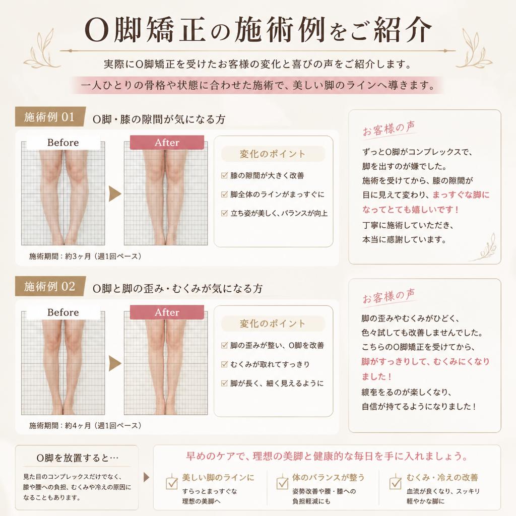 施術例とお客様の声