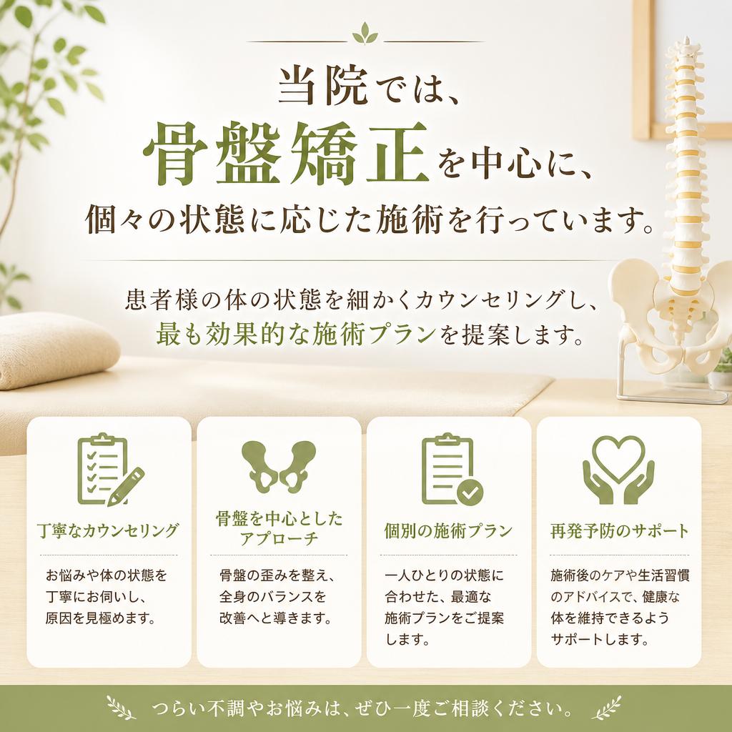 葵整骨院のアプローチ