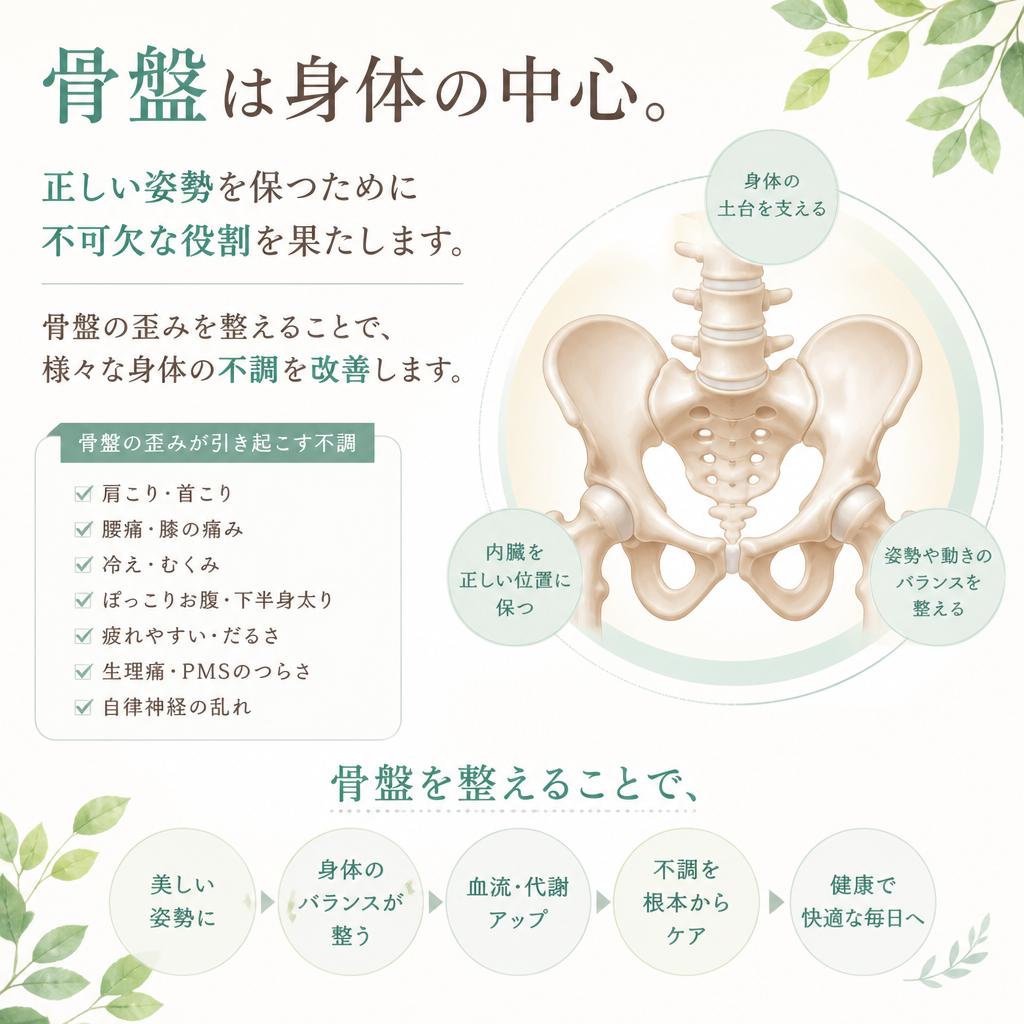 骨盤矯正の重要性