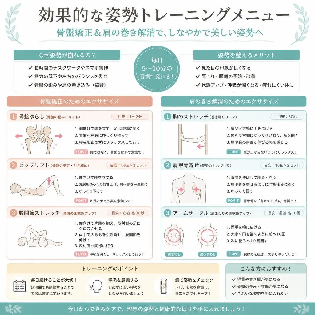 4. 症状改善に向けた姿勢トレーニング
